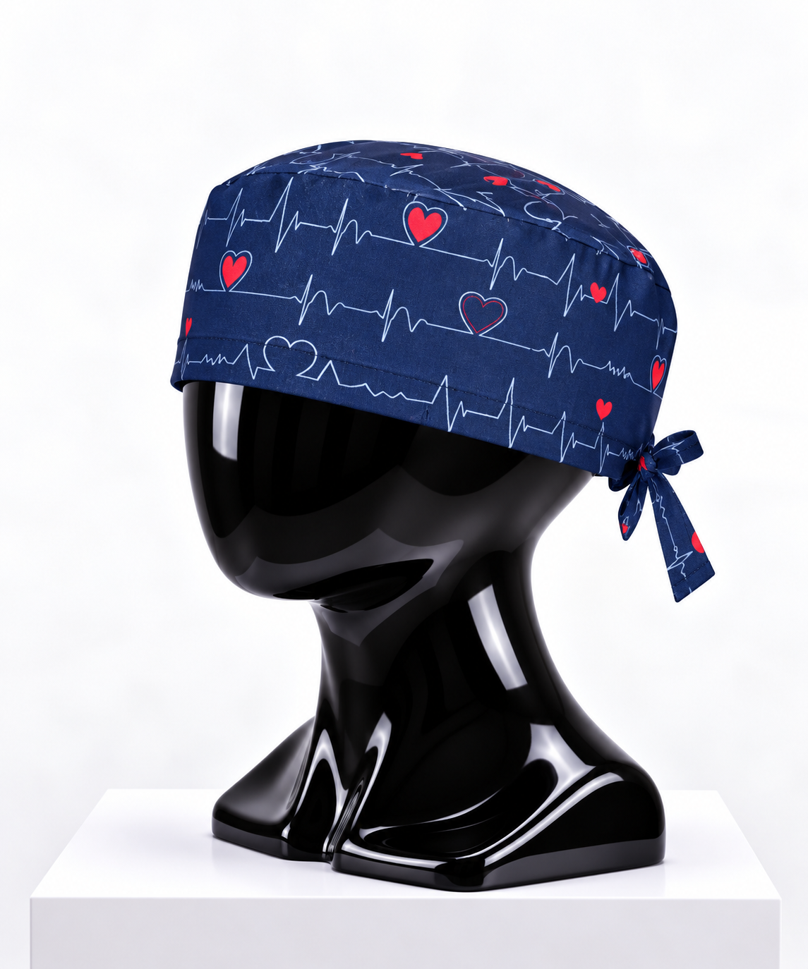 Heartbeat Scrub Cap